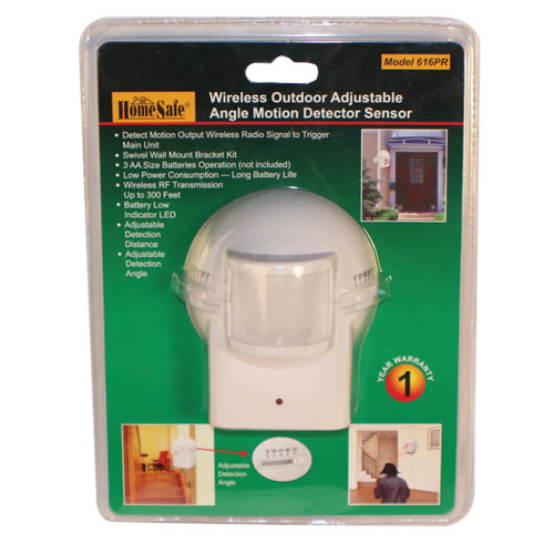 Outdoor Motion Detector Triggers Alarm To Alert You Upon Outdoor Motion Detector Triggers