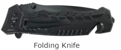 Folding knife for self-defense