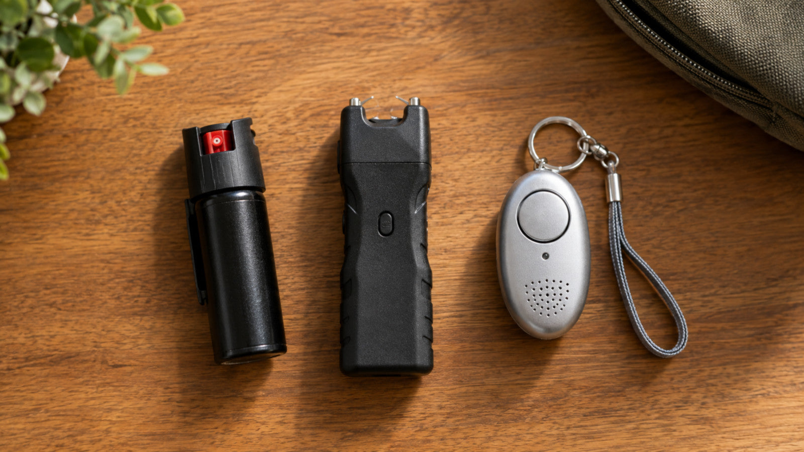 Best Self Defense Items to Carry Shown on Table