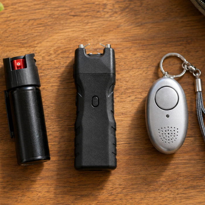 Best Self Defense Items to Carry Shown on Table