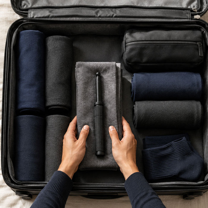Are expandable batons allowed on airplanes?