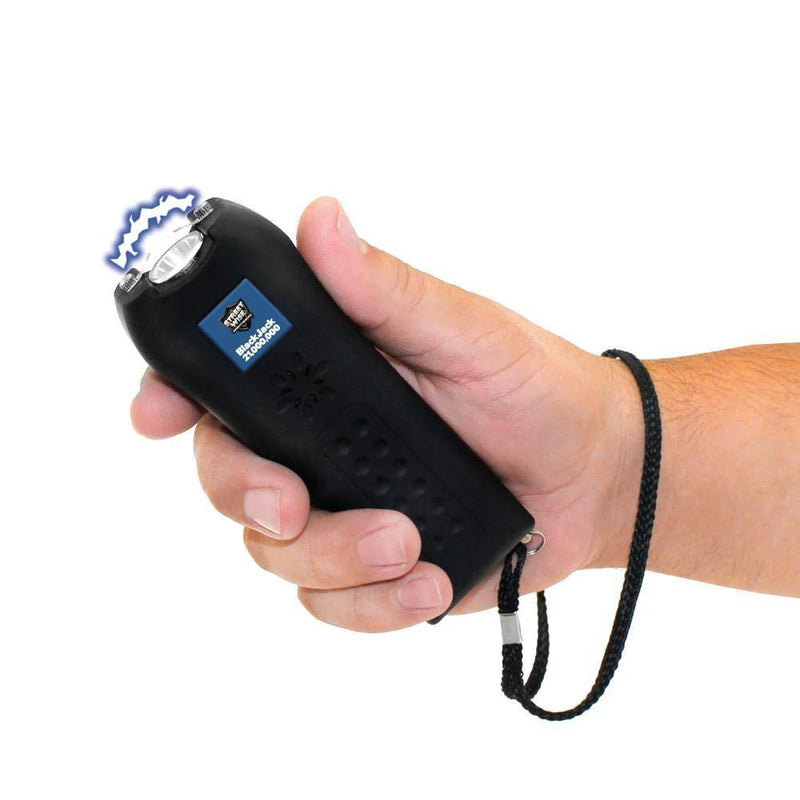Black Jack Stun Gun in Hand