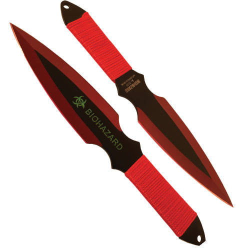 BioHazard Cord Wrapped Throwing Knives