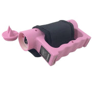 Pink Double Down with Removable Spikes and holster wrapped around handle