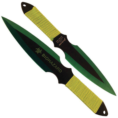 BioHazard Cord Wrapped Throwing Knives