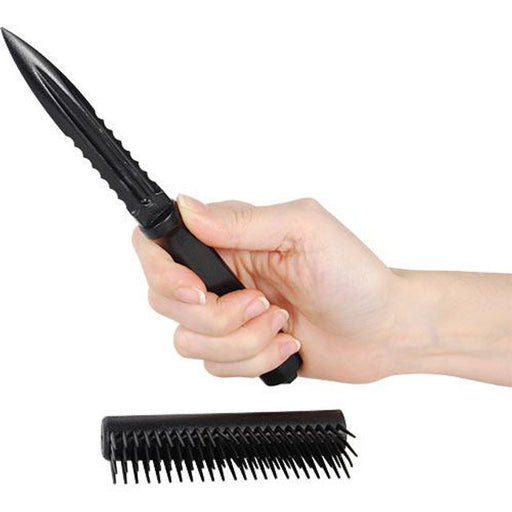 Black Hair Brush Knife