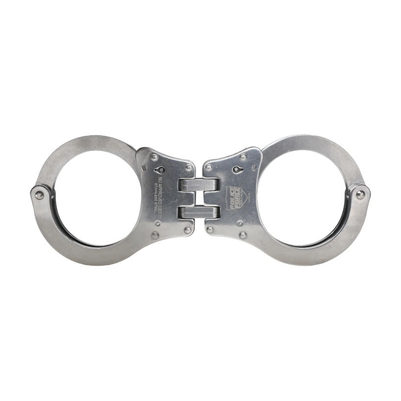 Hand Cuffs Click NIJ Approved Hinged Handcuffs — Heat Treated Stainless Steel | TBOTECH