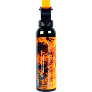 Wildfire 9oz pepper fogger rear view showing 1.4% Major Capsaicinoids formula label and UV dye