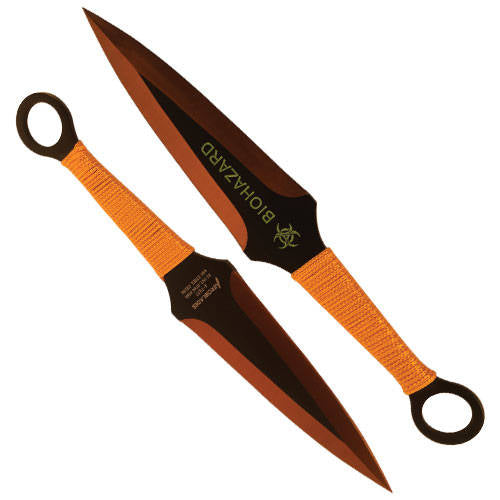 BioHazard Cord Wrapped Throwing Knives