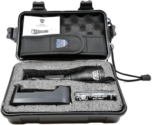 Police Force Tactical LED Flashlight — 1000 Lumen Self Defense