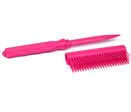 Pink Hairbrush Knife