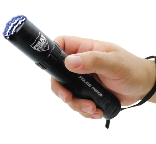 battery compartment on tactical police heavy duty 3w rechargeable flashlight 14500 with USB C Charging Cord or rugged terrain alike. Rechargeable Flashlights High Lumens, Super