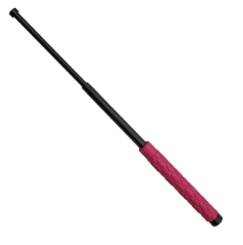 Pink Retractable Baton — 16, 21, or 26 Inch Steel | TBOTECH