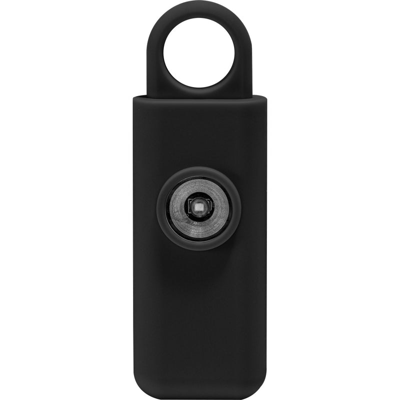 Black Ring Pull Strobe Alarm with pull ring and strobe light lens