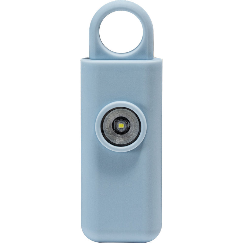 Blue Ring Pull Strobe Alarm with pull ring and strobe light lens