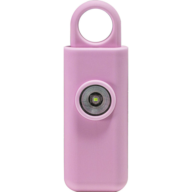 Pink Ring Pull Strobe Alarm with pull ring and strobe light lens