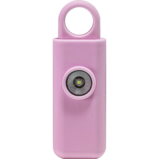 Pink Ring Pull Strobe Alarm with pull ring and strobe light lens