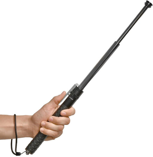 Hand holding a spring baton