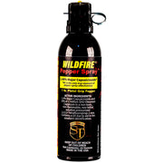 Wildfire 1lb crowd control pepper spray pistol grip fogger front view showing actuator and nozzle