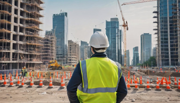 Alert observer at construction site