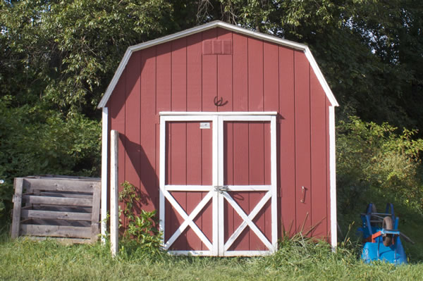 Funneling with a Backyard Shed