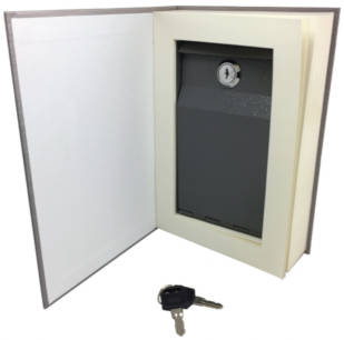 Hidden Book Safe with Lock