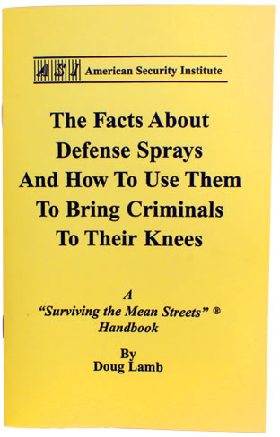 Defense Sprays Book