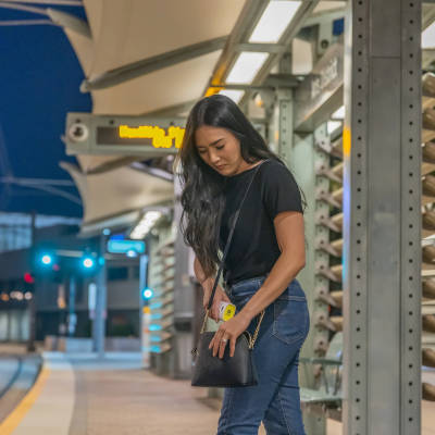 Securing Her Taser Bolt 2