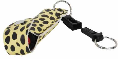 Cheetah Pepper Spray in Yellow and Black