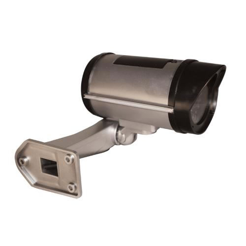 Dummy False CCTV Camera With Flashing LED Light - Silver