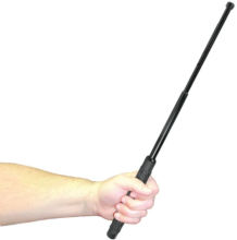 Expandable Baton Held in Hand