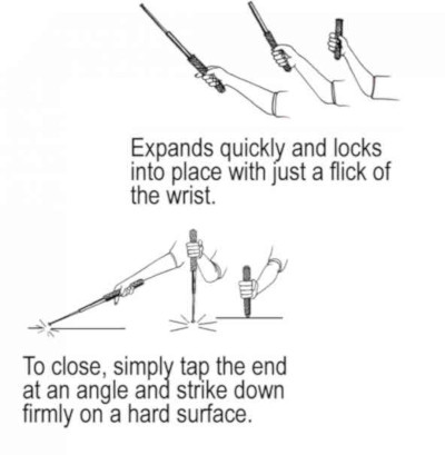 Opening and Closing a Baton