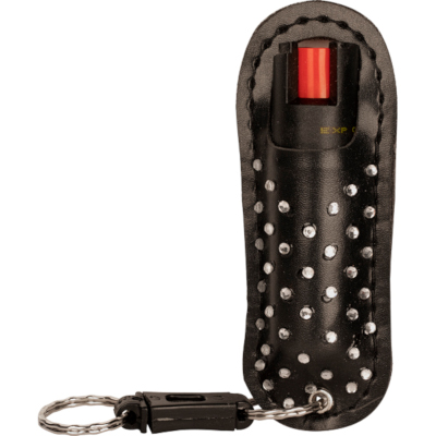 Halo Top Rhinestone Pepper Spray in Black