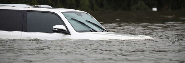 Sinking Car