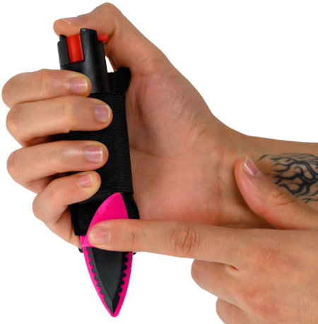 Strike-n-Spray Pepper Spray and Blade