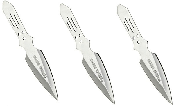 Three Throwing Knives Set