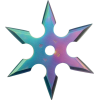 Rainbow Throwing Star