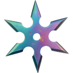 Rainbow Throwing Star