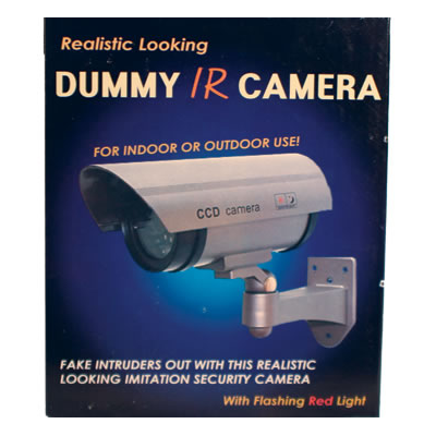 Fake Security Camera with Flashing LED TBOTECH