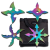Mini Ninja Stars