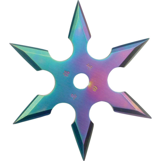 Rainbow Throwing Star