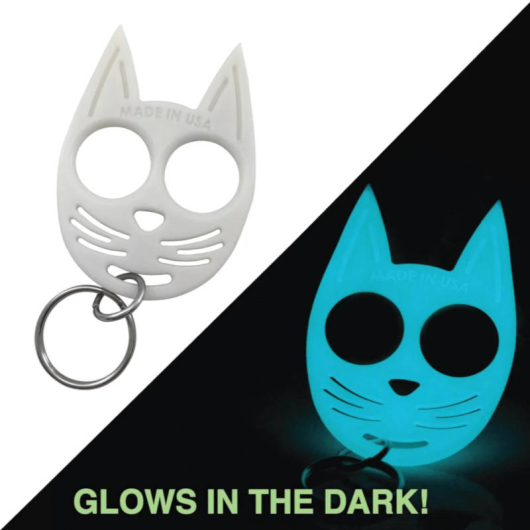 Glow in the Dark - Cat Ears Self Defense Keychain