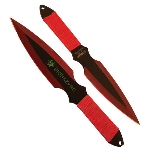 Cord Wrapped Throwing Knives - BioHazard Design | TBOTECH