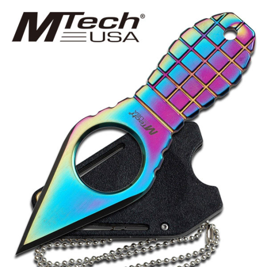 Rainbow Neck Knife