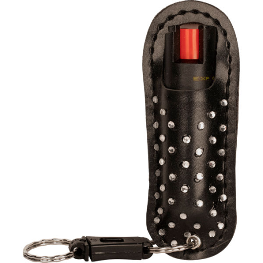 Rhinestone Pepper Spray - Black