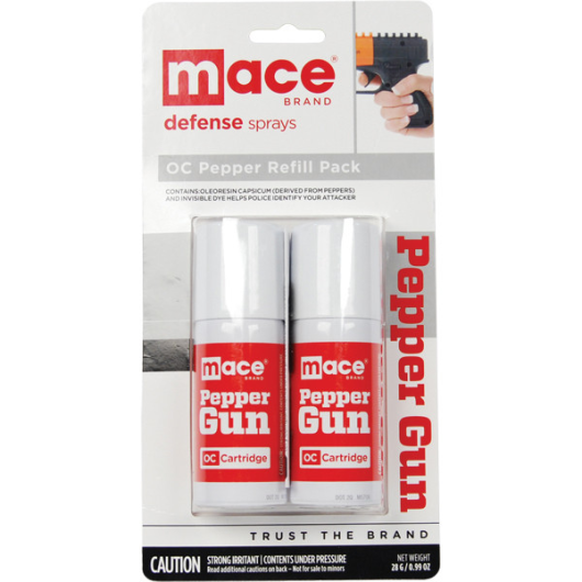 Mace Pepper Gun Refill Cartridges TBOTECH Self Defense & Security