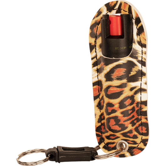 Pepper Shot Halo Leopard Print - Orange