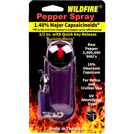 Purple Halo Holster Wildfire Pepper Spray