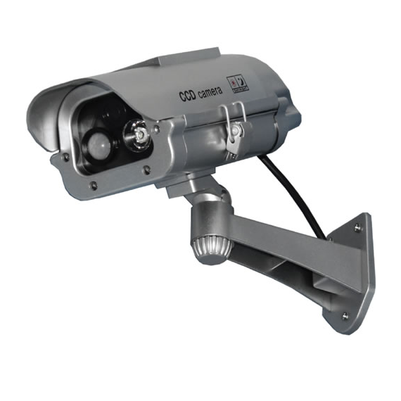 Solar Powered Dummy Camera with Strobe Light