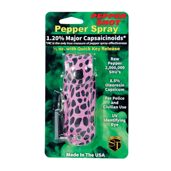 Cheetah Print Pepper Spray